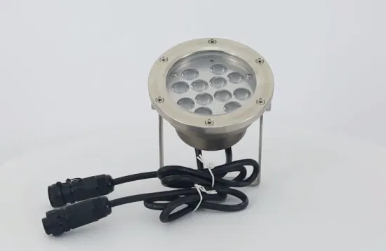 Luz LED para piscina con fuente subacuática para proyecto