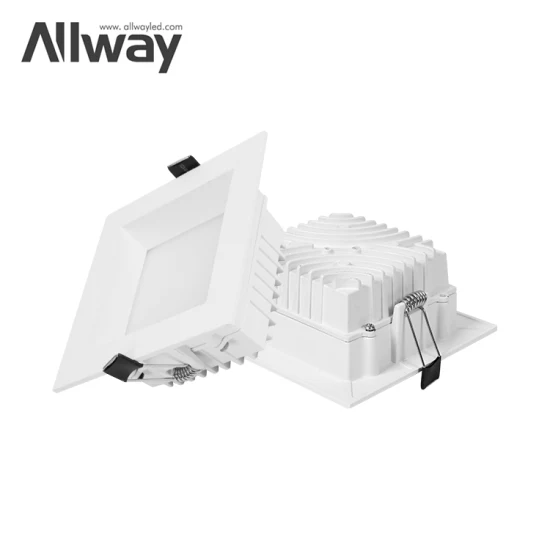 Allway Commercial Wall Wash Down Light LED empotrable Downlight cuadrado delgado