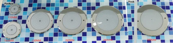 2023 Supler Slim 8mm 316ss relleno de resina WiFi Control LED luz subacuática para piscina con control remoto