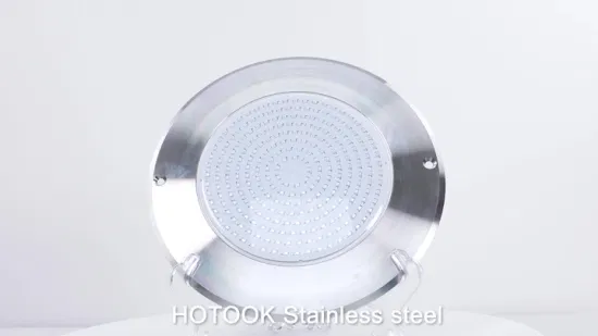 Luz de Control WiFi patentada Hotook para nicho de piscina, reemplaza IP68 SS316, luces LED de 18W rellenas de resina de acero inoxidable bajo el agua