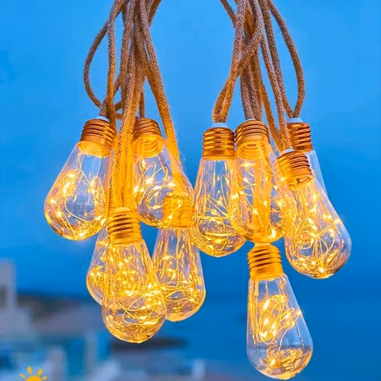 Fábrica de Navidad al aire libre que destella la iluminación de cadena del LED para el edificio comercial de Navidad Casa festiva de vacaciones Decoración de la boda de la palmera