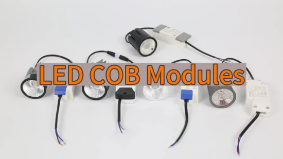 SD007gy GU10 MR16 COB Módulo LED Foco Reflector Downlight empotrable regulable